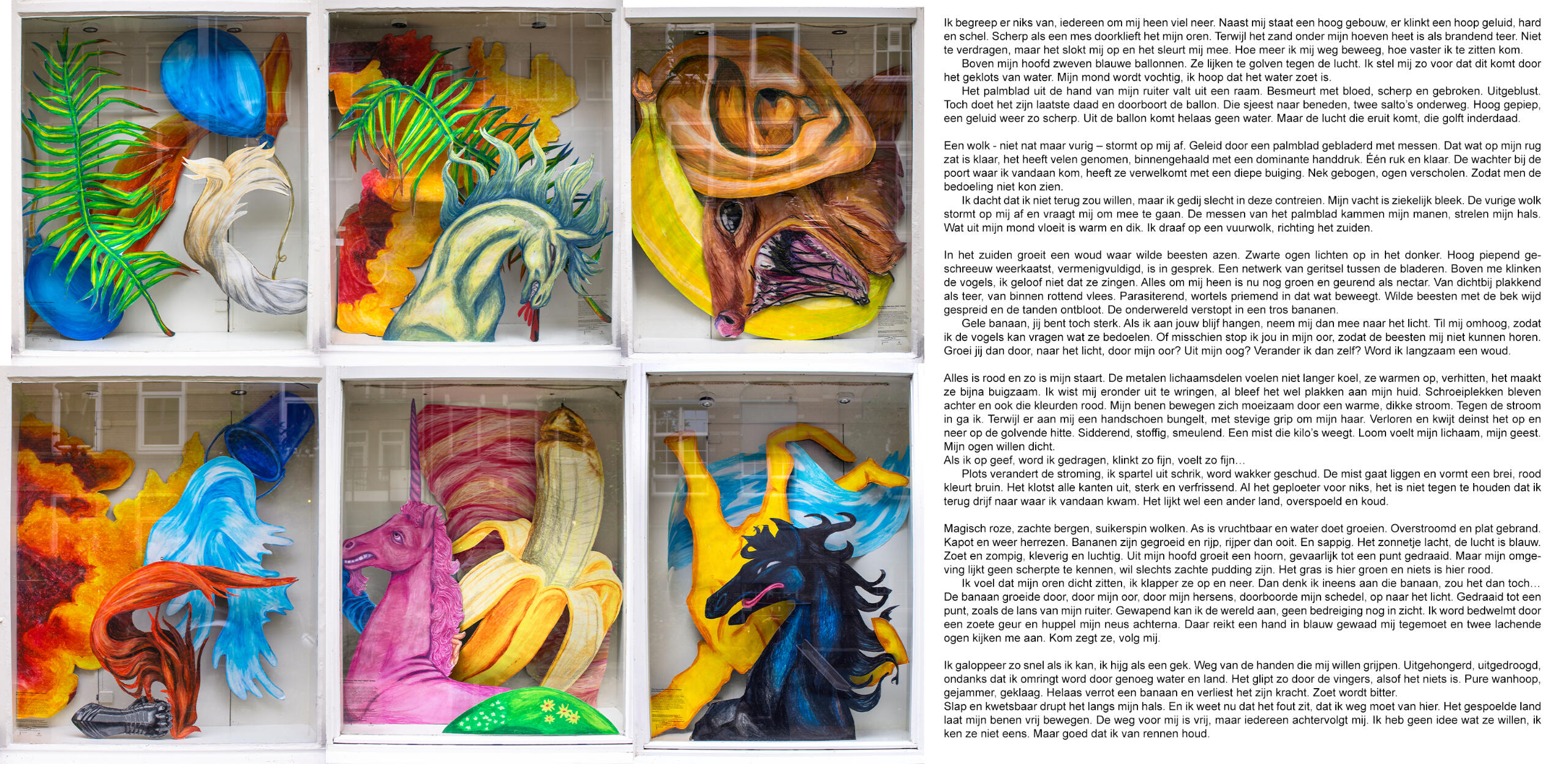 The horses flee their riders&#39; victory (2023) | Kunsttraject, Amsterdam