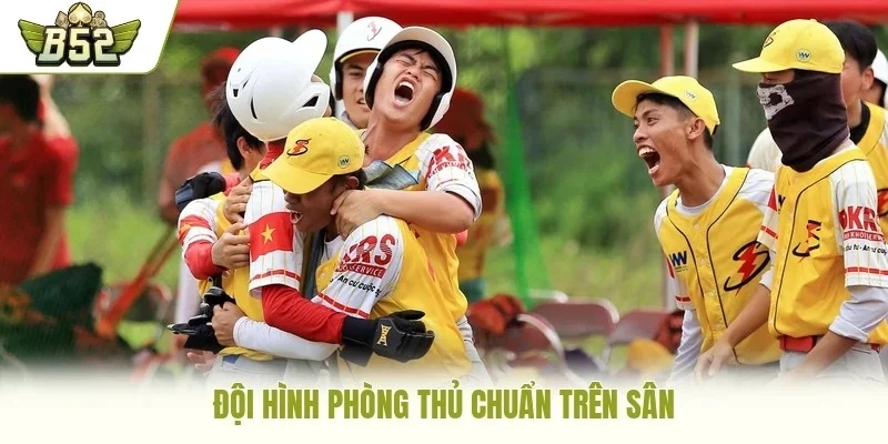Đội hình phòng thủ chuẩn trên sân