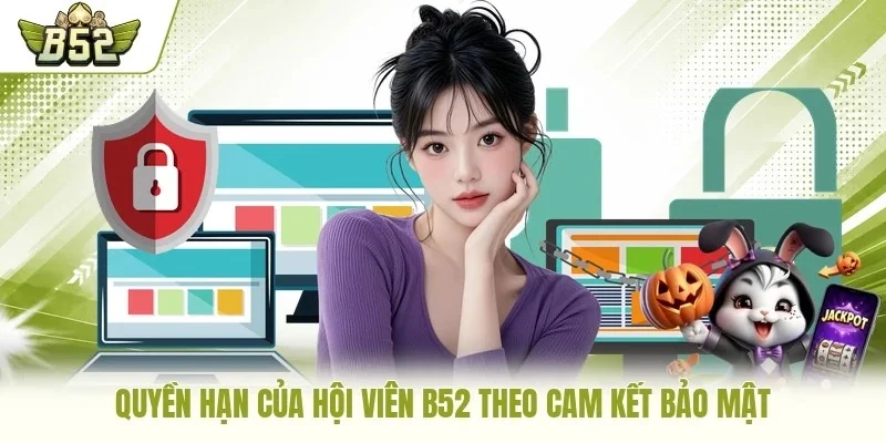 Quyền hạn của hội viên B52 theo cam kết bảo mật